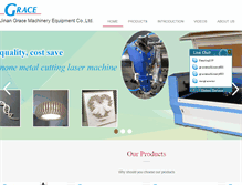 Tablet Screenshot of gracemachinery.com